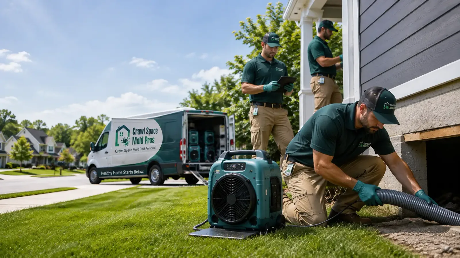 Crawl Space Mold Removal in Forest Ranch, CA